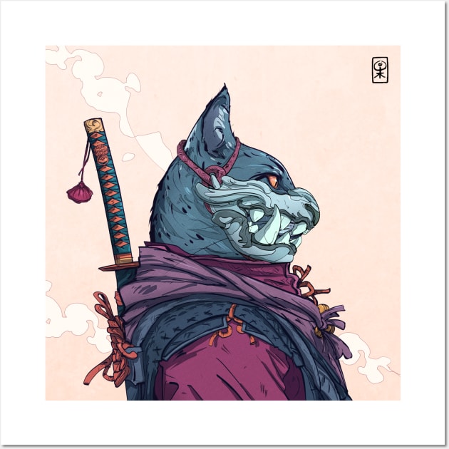 Shinobi Cat Wall Art by Voyager 